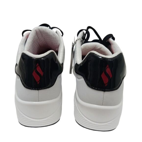 Skechers ROLLING STONES Sneakers Sz 9 White Red Tongue UNO Streetwear PUNK Rock - Picture 11 of 16